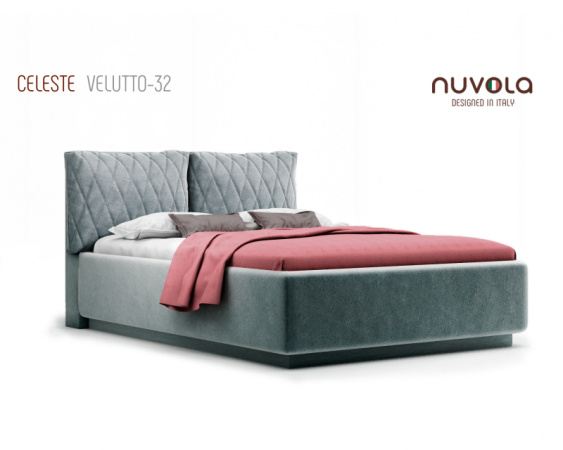 Кровать Nuvola "Celeste" с подушками