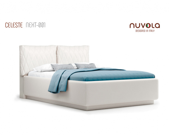 Кровать Nuvola "Celeste" с подушками