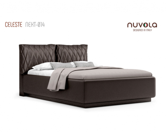 Кровать Nuvola "Celeste" с подушками